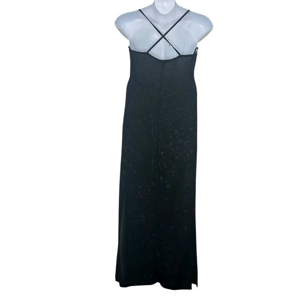 Rampage vintage maxi formal dress size large strappy Whimsigoth fairy 90s Y2K